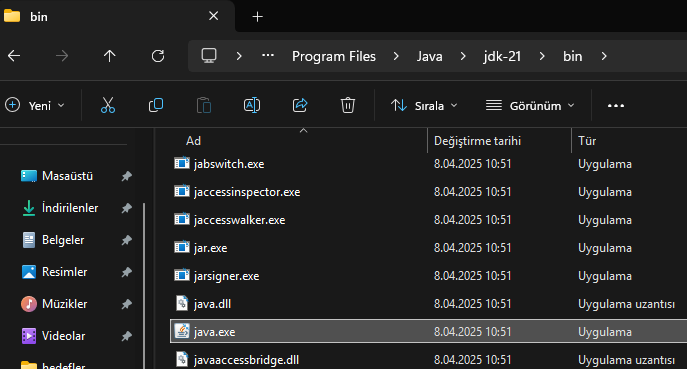 Java exe